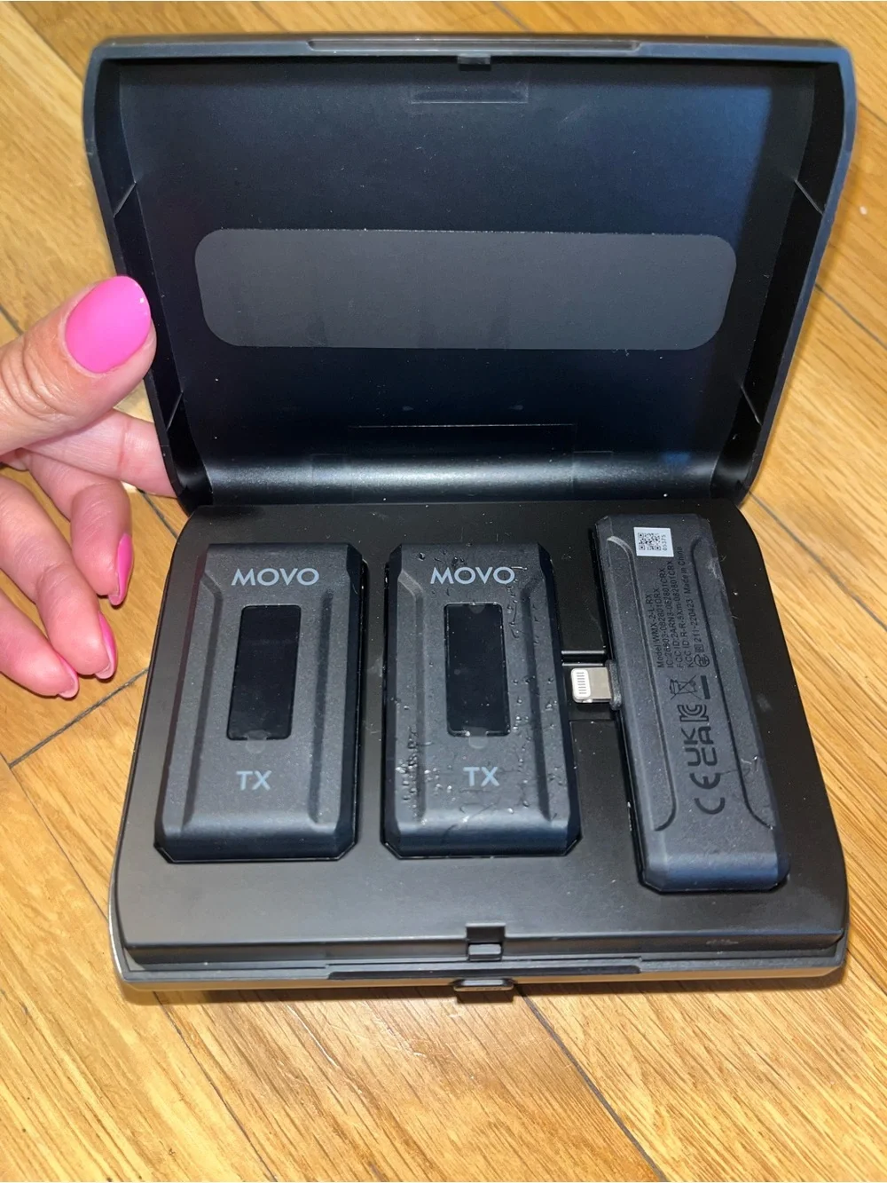 OVO / MOVO Dual TX Wireless Lavalier Microphone Kit - Black